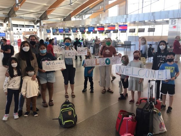 Oak Church and Hope Valley BC Durham welcome refugees on Independence Day